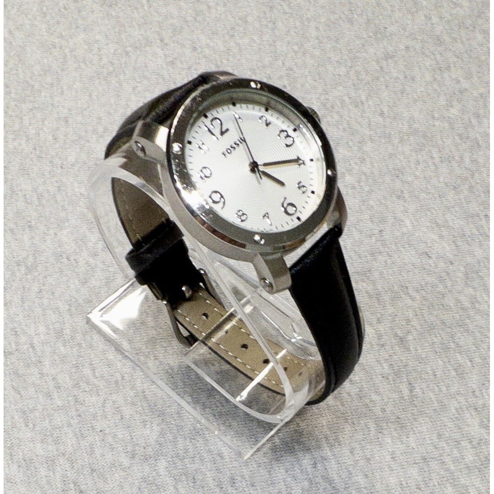 Fossil‎ Minimalist Black & White 34mm Watch New Battery - Picture 2 of 14